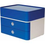 Royalblaue Han Schubladenboxen DIN A5 aus Kunststoff 