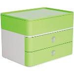 Grüne Han Schubladenboxen DIN A5 aus Kunststoff 