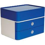 Royalblaue Moderne Han Schubladenboxen DIN A5 aus Kunststoff 