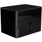 HAN Schubladenbox Smart Box plus ALLISON schwarz DIN A5 mit 3 Schubladen