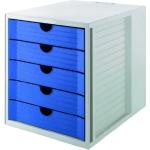 Reduzierte Blaue Schubladenboxen DIN A4 aus Kunststoff stapelbar 