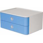 Reduzierte Himmelblaue Schubladenboxen aus Kunststoff stapelbar 