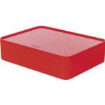 HAN SMART-ORGANIZER ALLISON Utensilienbox mit Innenschale und Deckel - snow white/cherry red
