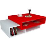 Rote Moderne Hanah Home Beistelltische & Ablagetische aus Holz Breite 100-150cm, Höhe 100-150cm, Tiefe 0-50cm 