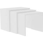 Weiße Minimalistische Hanah Home Beistelltische & Ablagetische aus Kunststoff Breite 0-50cm, Höhe 0-50cm, Tiefe 0-50cm 