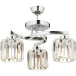 Silberne Moderne Hanah Home Pendelleuchten & Pendellampen aus Kristall E27 