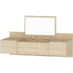 Braune Minimalistische Hanah Home Holztische aus Holz Breite 100-150cm, Höhe 0-50cm, Tiefe 0-50cm 
