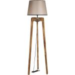 Braune Minimalistische Hanah Home Stehlampen & Stehleuchten  aus Tannenholz 