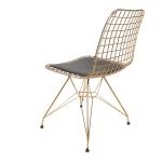 Goldene Barocke Hanah Home Stuhl-Serie aus Metall Breite 0-50cm, Höhe 50-100cm, Tiefe 0-50cm 