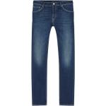 Blaue Slim Fit Jeans aus Denim für Herren Weite 37, Länge 34 