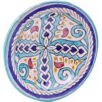 Reduzierte Cobaltblaue Arabische Biscottini Teller 25 cm aus Keramik 