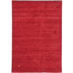 Reduzierte Rote Quadratische Wollteppiche aus Wolle 200x290 