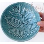 Blaue Runde Suppenteller 15 cm aus Keramik 