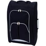 Bordcase Handgepäck schwarz mit 2 Skaterrollen und aus 600D Polyester Jetzt Schon geeignet für die Neue Flugbestimmung