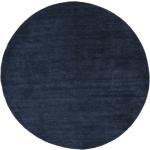 Reduzierte Dunkelblaue Moderne Rugvista Runde Wollteppiche 250 cm aus Wolle 
