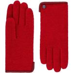 Rote Roeckl Damenhandschuhe aus Leder Größe 7.5 