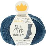 Handstrickgarne Premium Silk Color, 100g Jeans blau