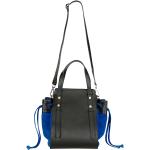 Royalblaue Collezione Alessandro Lederhandtaschen mit Reißverschluss aus Leder für Damen 