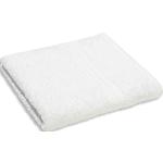 Weiße Unifarbene Handtücher aus Frottee 70x140 