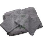 Dunkelgraue Betz Runde Handtücher Sets aus Baumwolle 10-teilig 