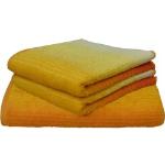 Reduzierte Gelbe Dyckhoff Colori Bio Handtücher Sets aus Baumwolle trocknergeeignet 70x140 3-teilig 