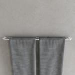 Handtuchhalter mit Kopenhagen-Motiv aus Edelstahl 