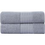 Graue Good Morning Handtücher Sets aus Textil 70x140 2-teilig 