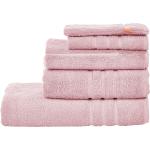 Pinke Unifarbene Gästehandtücher aus Textil 30x50 5-teilig 