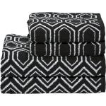 Schwarze Ethno twentyfour Geschirrartikel Handtücher Sets aus Textil 4-teilig 