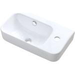 Weiße Primaster Handwaschbecken & Gäste-WC-Waschtische aus Keramik 
