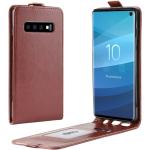 Braune Samsung Galaxy S10+ Hüllen Art: Flip Cases klein 