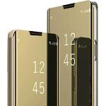 Reduzierte Samsung Galaxy A52 Hüllen Art: Flip Cases mit Bildern aus Leder mit Spiegel für Herren 