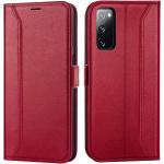 Rote Samsung Galaxy S20 FE Hüllen Art: Flip Cases aus Kunstleder klappbar 