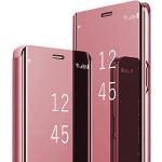 Goldene Samsung Galaxy S24 Hüllen Art: Flip Cases mit Bildern aus Leder klappbar 