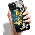 Rosa Elegante Samsung Galaxy S24+ Hüllen Art: Hard Cases mit Insekten-Motiv mit Bildern aus Silikon für Damen 