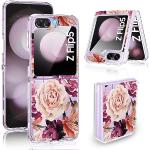 Bunte Blumenmuster Samsung Galaxy Z Flip Cases Art: Flip Cases mit Bildern 