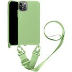 Grüne iPhone 15 Pro Max Hüllen Art: Handyketten mit Bildern aus Silikon 