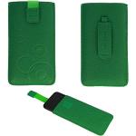 Grüne Nokia Lumia 630 Cases Art: Slim Cases mit Bildern mit Klettverschluss aus Kunstleder 