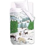 Reduzierte Weiße Kissenbezüge & Kissenhüllen mit Reißverschluss aus Baumwolle 135x200 