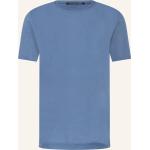 Blaue Hannes Roether T-Shirts aus Baumwolle für Herren Übergrößen 