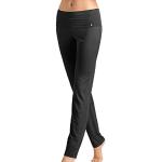 Reduzierte Schwarze Hanro Yoga Pyjamahosen lang aus Jersey für Damen Größe XL 
