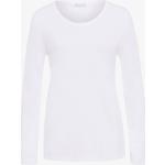 Weiße Langärmelige Hanro Jerseyshirts aus Jersey für Damen Größe XS 