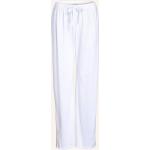 Weiße Hanro Pyjamahosen aus Baumwolle für Damen Größe L 