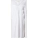 Reduzierte Weiße 3/4-ärmelige Hanro Moments Damennachthemden aus Baumwolle Größe XS 
