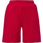 Rote Hanro Pyjamahosen kurz aus Jersey für Damen Größe L 