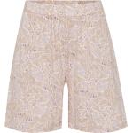 Pinke Pyjamahosen kurz aus Baumwollmischung für Damen Größe L für den für den Sommer 