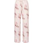 Rosa Unifarbene Elegante Pyjamahosen lang für Damen Größe M für den für den Sommer 