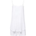 Reduzierte Weiße Hanro Damenschlafanzüge & Damenpyjamas aus Jersey Größe M 