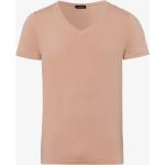 Bunte Unifarbene Hanro V-Ausschnitt V-Shirts aus Jersey für Herren Größe XXL 