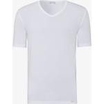 Weiße Unifarbene Hanro V-Ausschnitt V-Shirts aus Jersey für Herren Größe XXL 